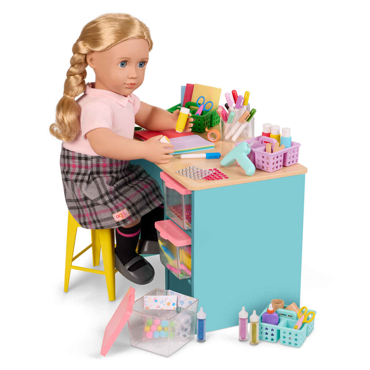 Doll Art Activity Table