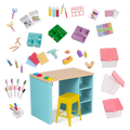 Doll Art Activity Table