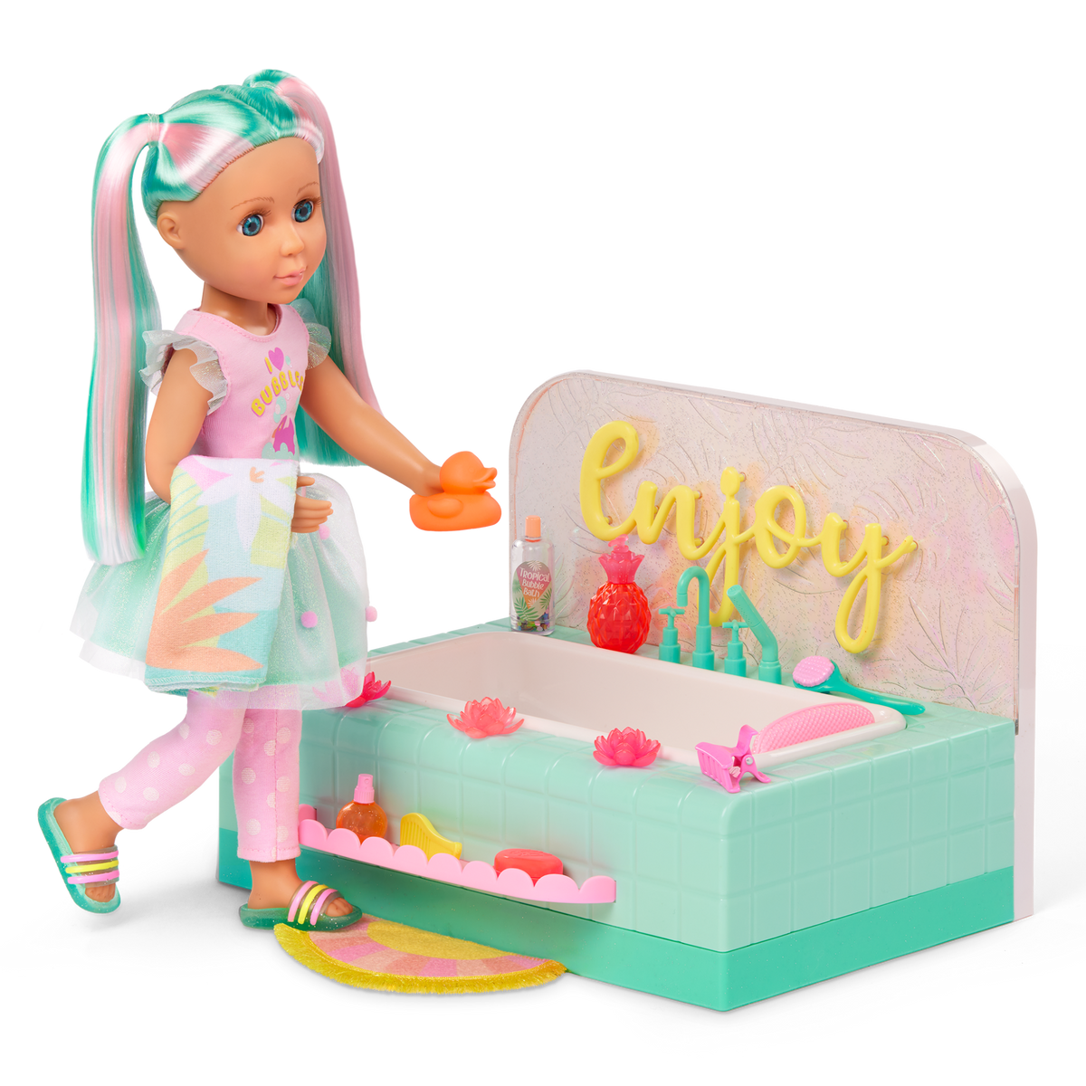 Leia and Bathtub Playset