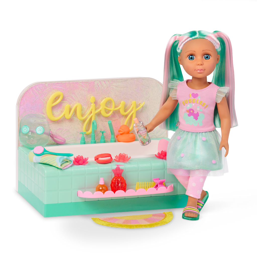 Leia and Bathtub Playset