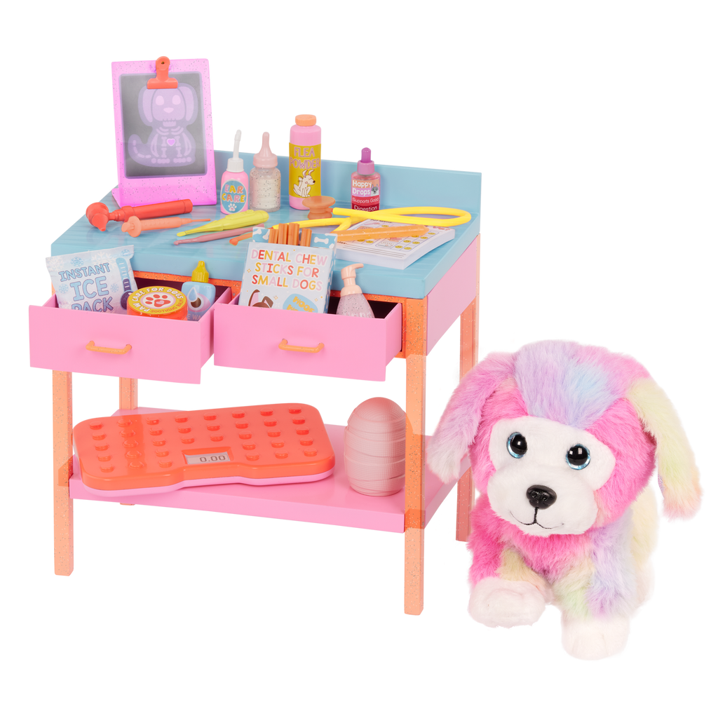 Sniffles Vet Table Playset