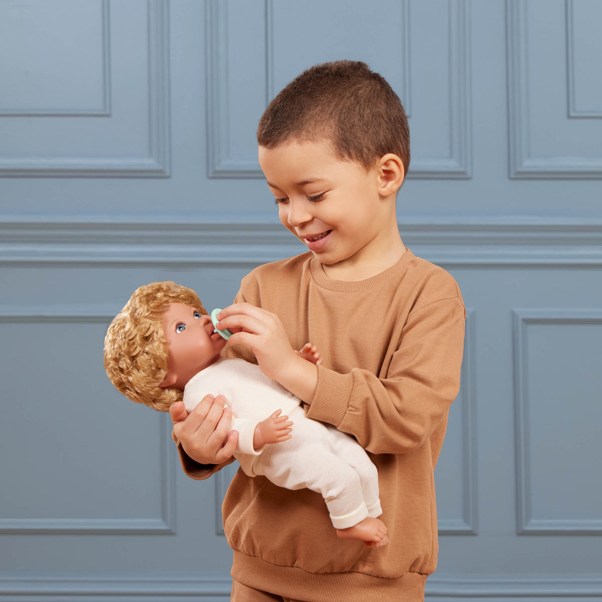 Short-Hair Blonde Baby Doll