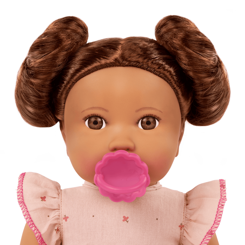 Brunette Doll Bottle Set