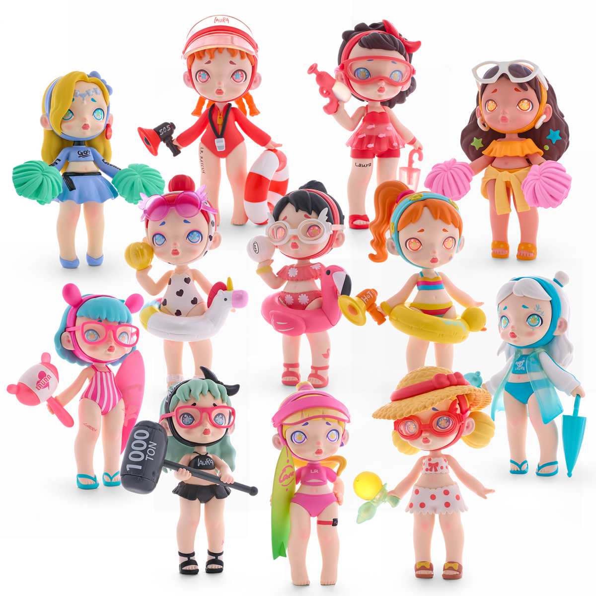 Pool Party Mystery Figure