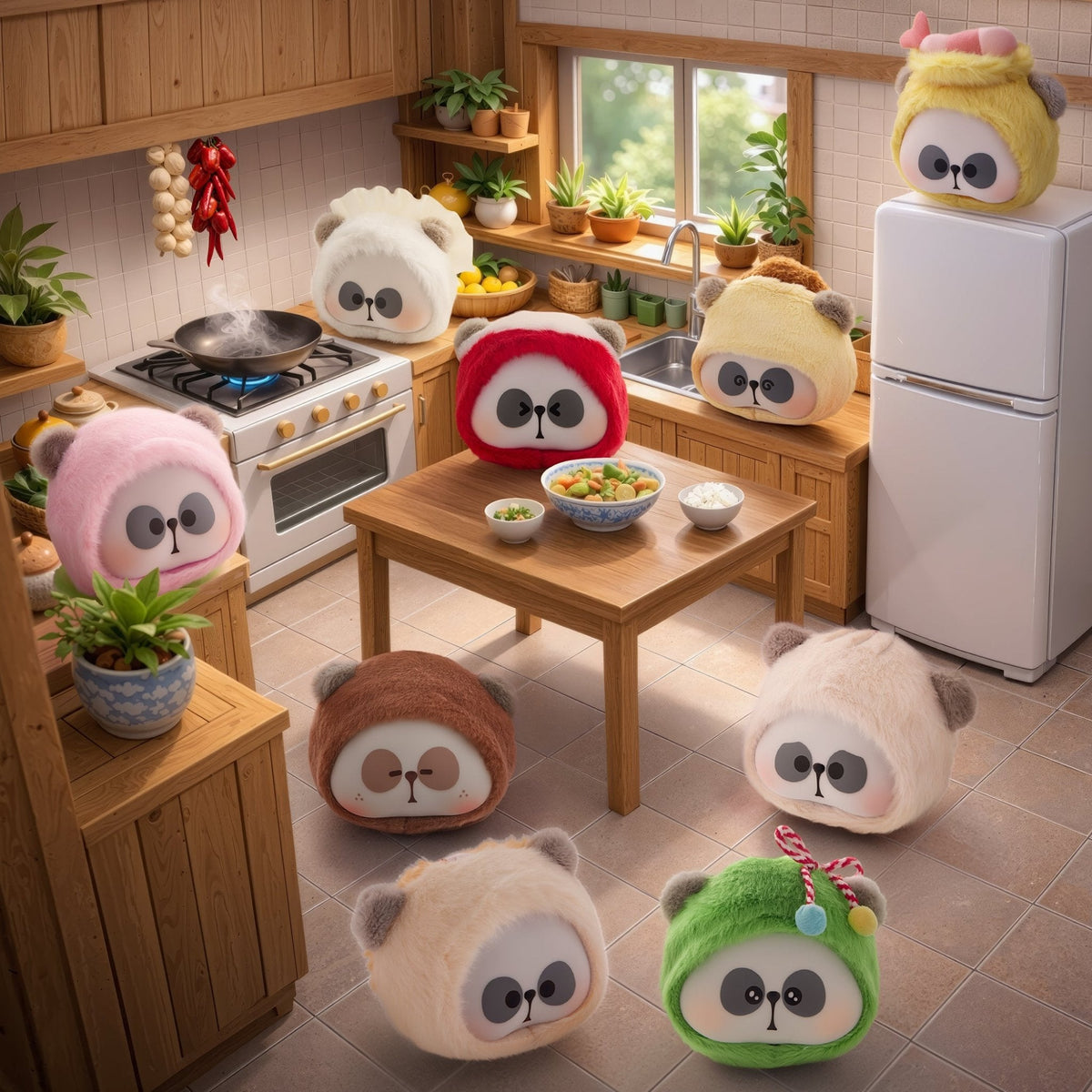 Chef Panda Plush Charm
