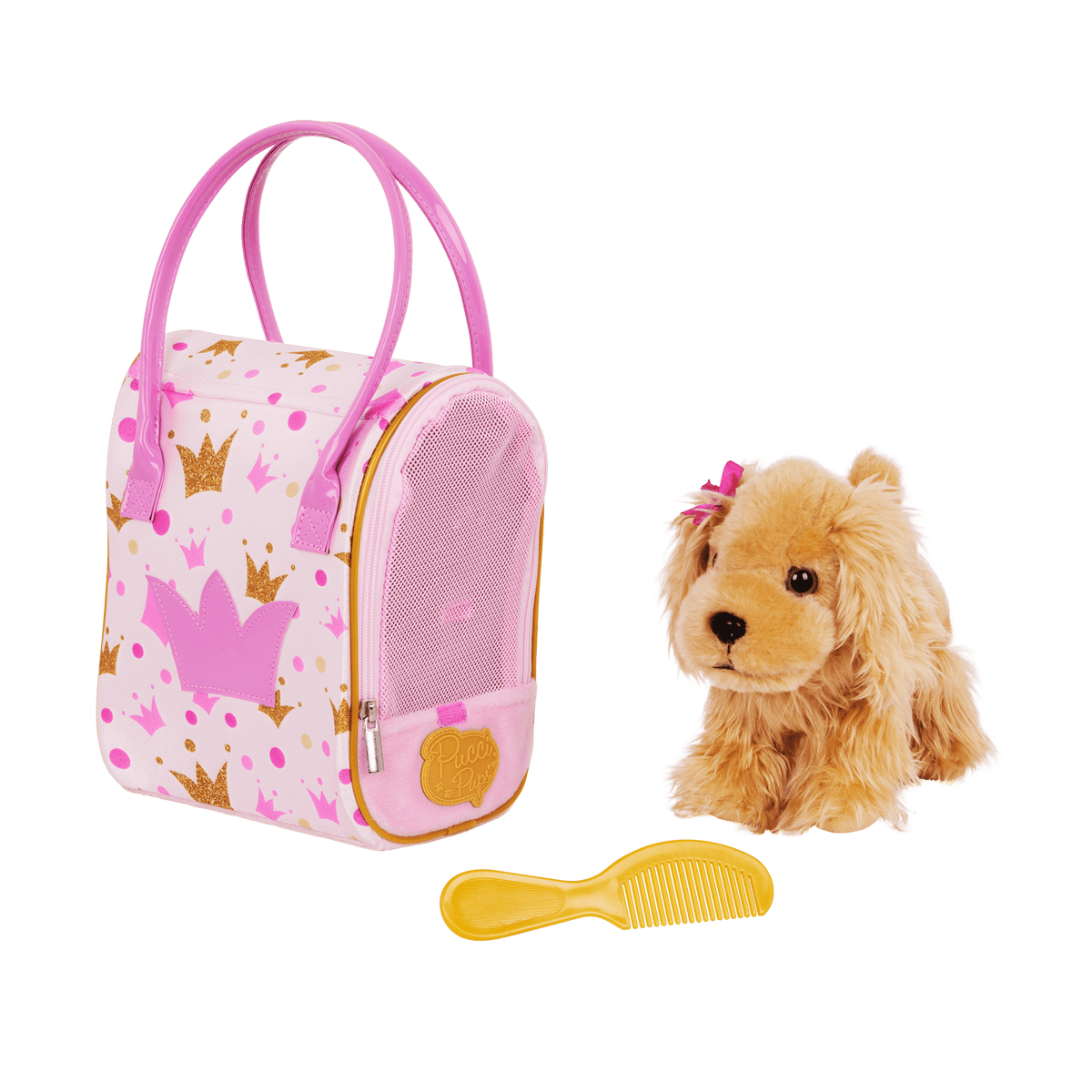 Pink Crown Glam Bag