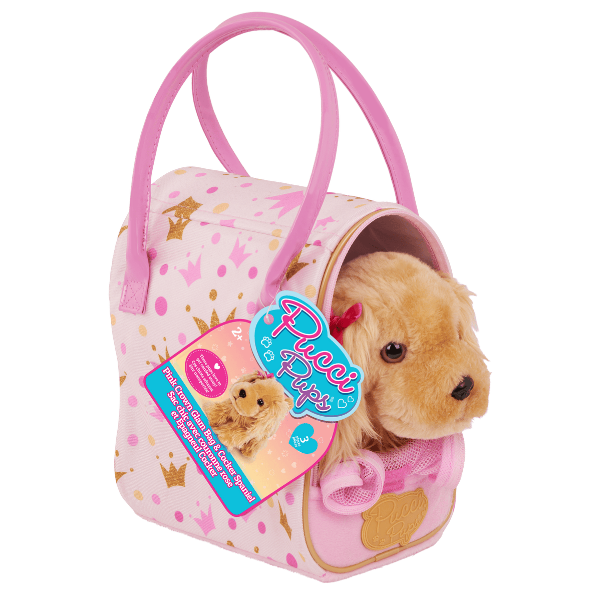 Pink Crown Glam Bag