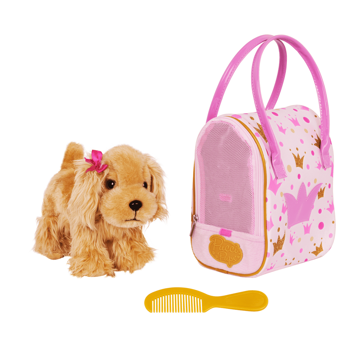 Pink Crown Glam Bag